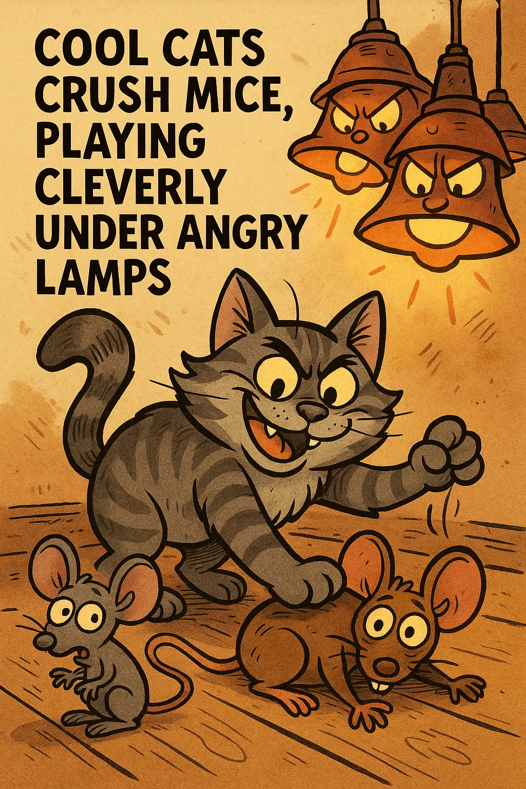 Mnemonic graphic reading Cool Cats Crush Mice Playing Cleverly Under Angry Lamps